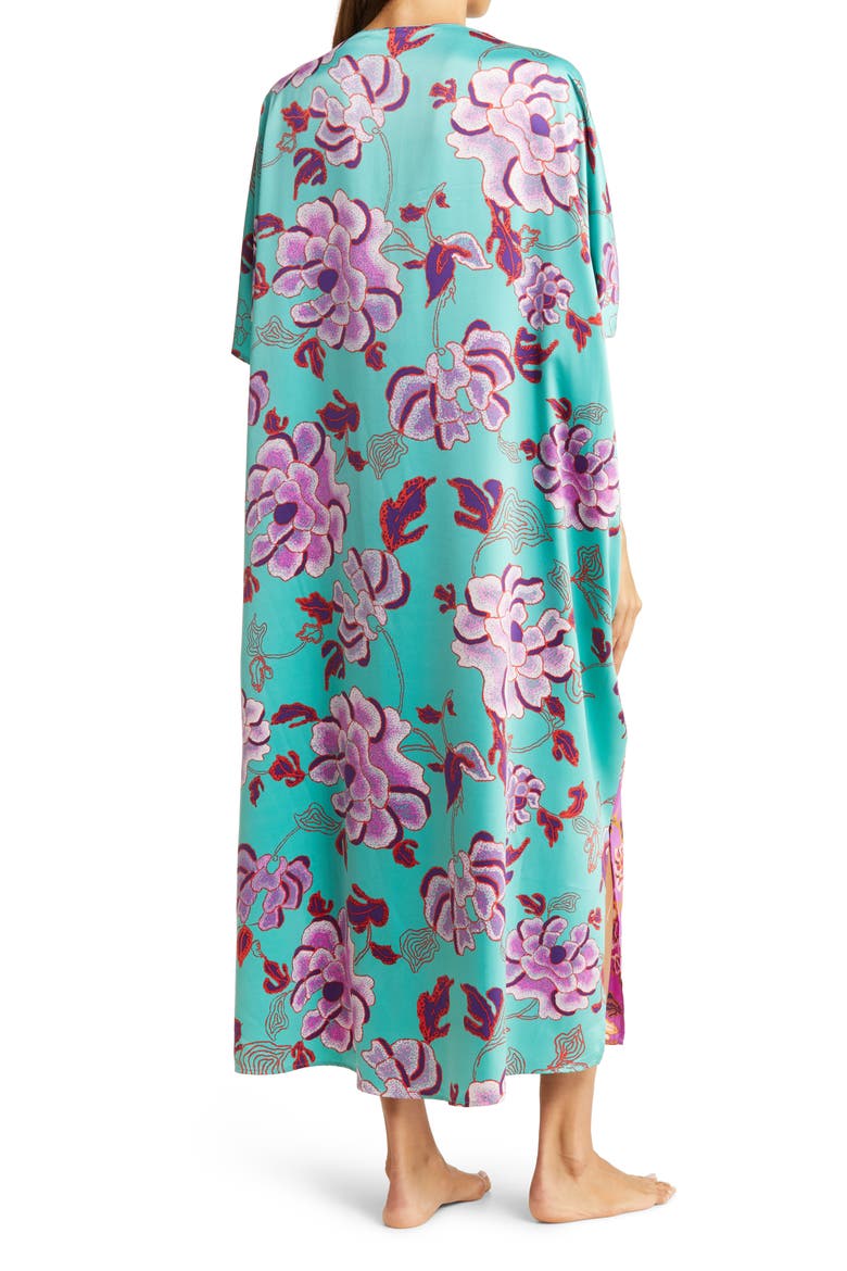 Ume Floral Caftan, Alternate, color, JADE COMBO
