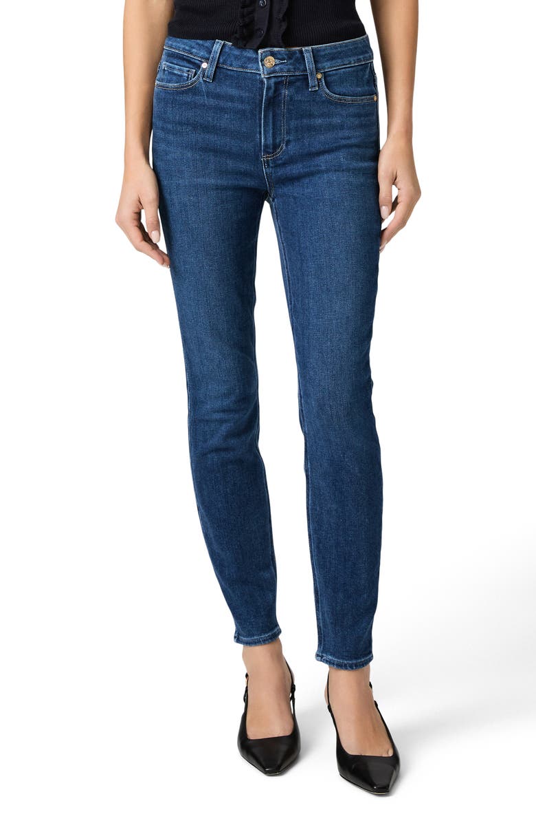 PAIGE Hoxton Ankle Ultra Skinny Jeans, Main, color, Aerial
