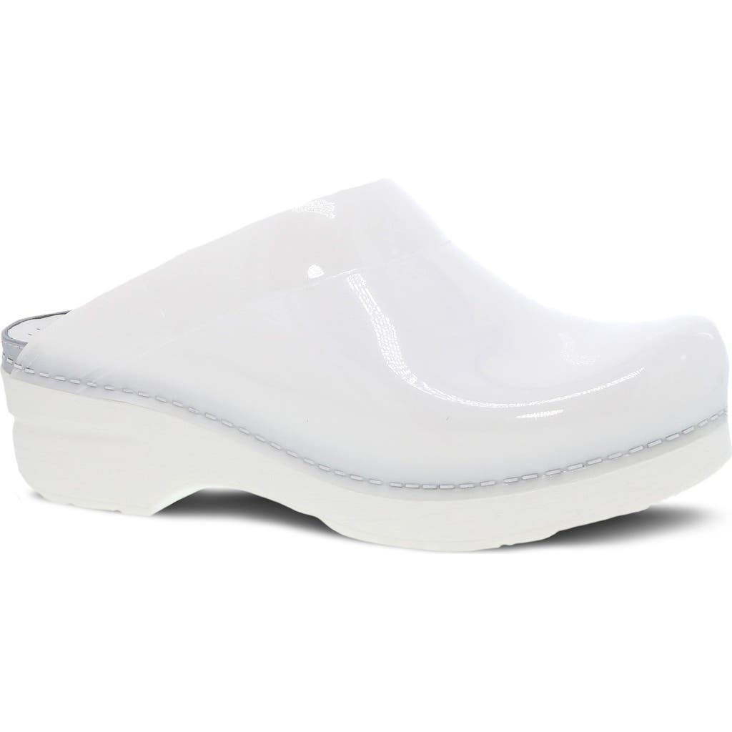 Dansko Sonja Platform Clog In White
