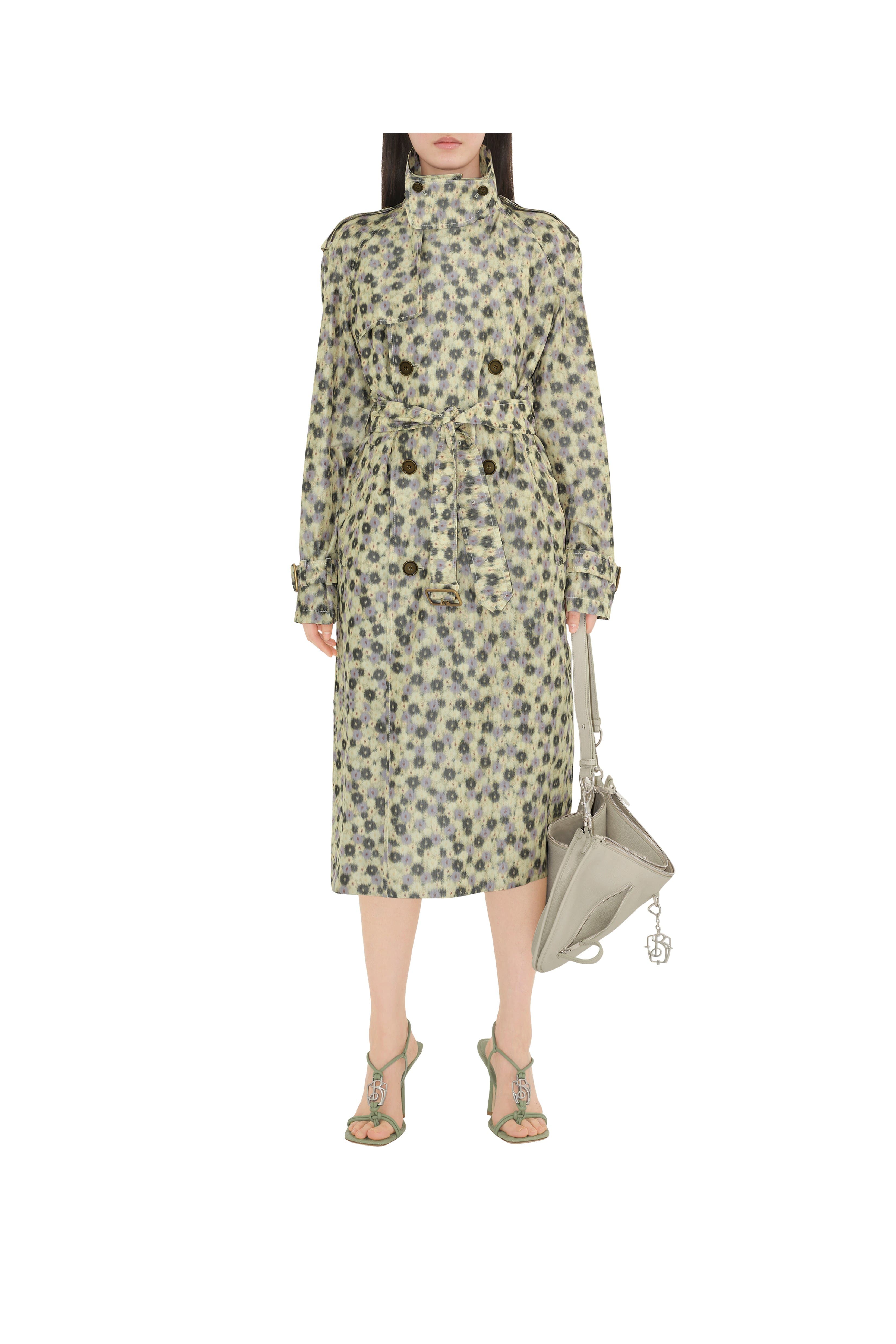 Burberry Leather Ronda High Sandals, Alternate, color, 