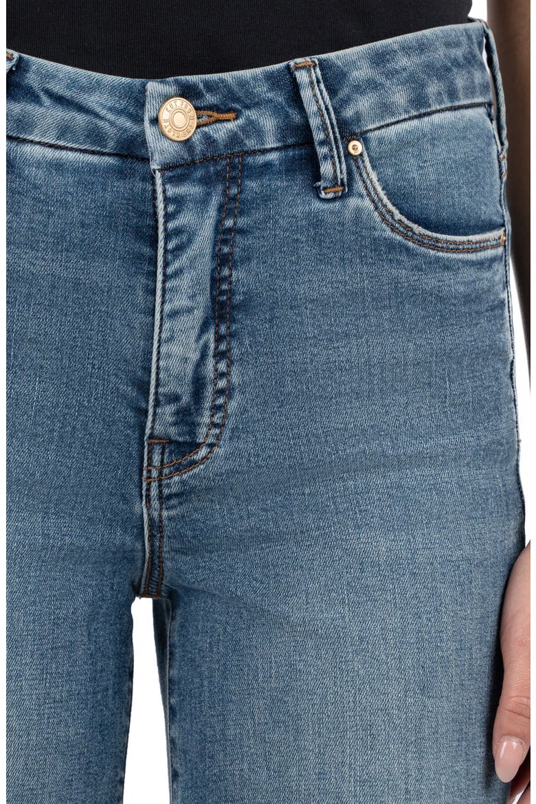 Meg Fab Ab Raw Hem High Waist Ankle Wide Leg Jeans, Alternate, color, FAMILY