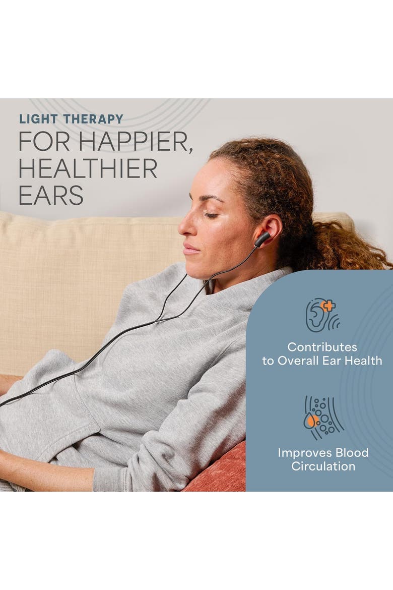 Red Light Therapy Device for Nose & Ears Infrared Sinus Relief, Alternate, color, Black