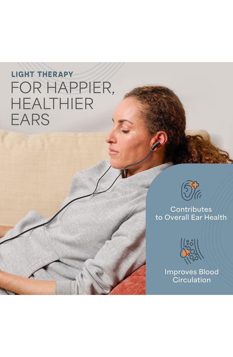 Lifepro Red Light Therapy Device for Nose & Ears Infrared Sinus Relief, Alternate, color, Black