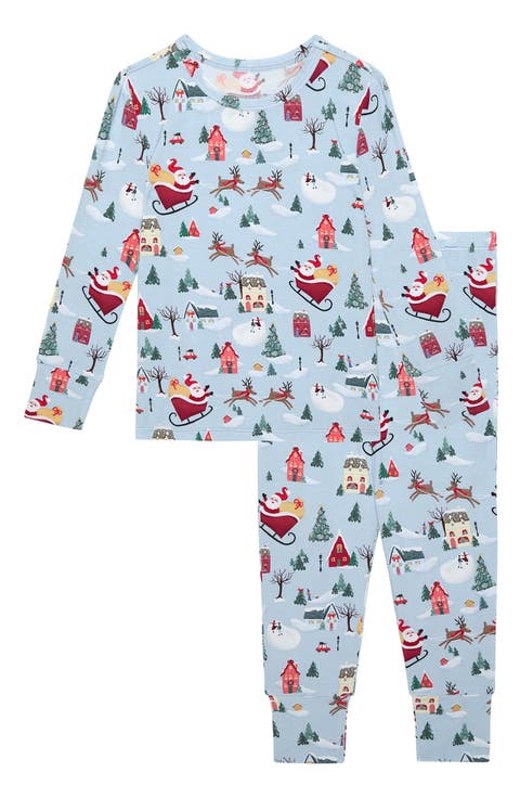 Print Fitted Two-Piece Pajamas (Baby)