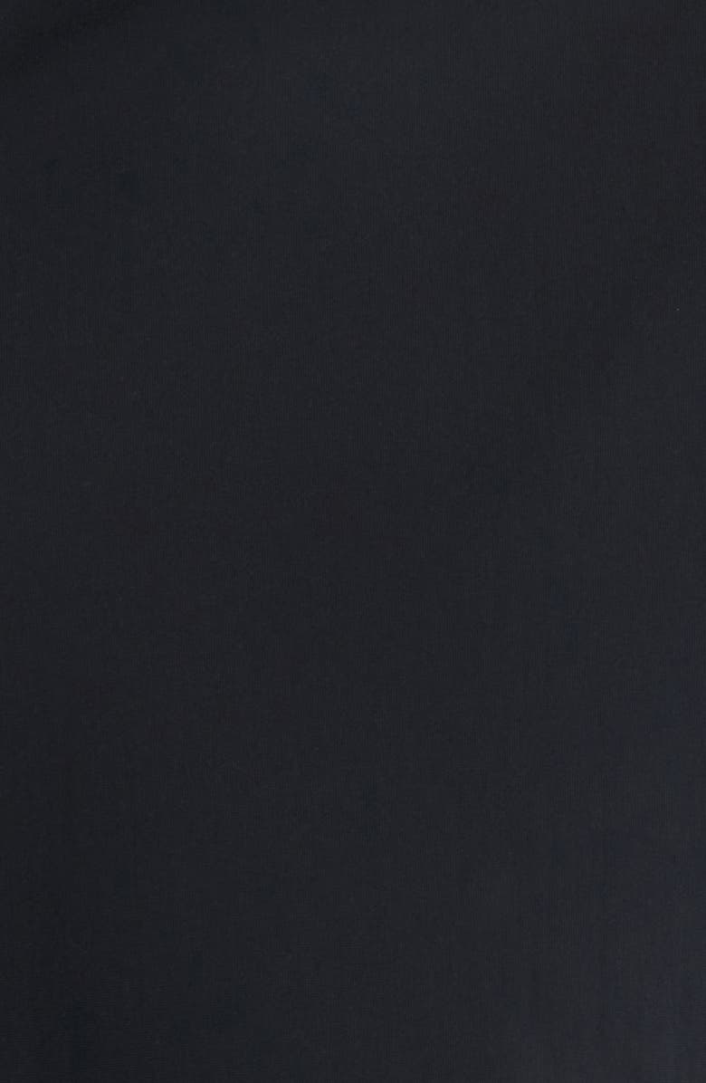 Zanella Piccadilly Solid Knit Nylon Blend Dress Shirt, Alternate, color, Black