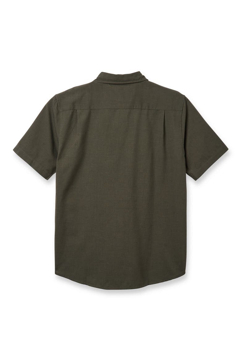 Shoreline Short Sleeve Button-Up Shirt, Alternate, color, GRAPE LEAF