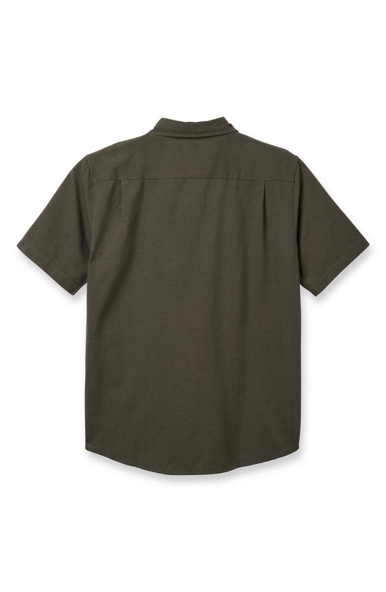 Quiksilver Shoreline Short Sleeve Button-Up Shirt, Alternate, color, Grape Leaf