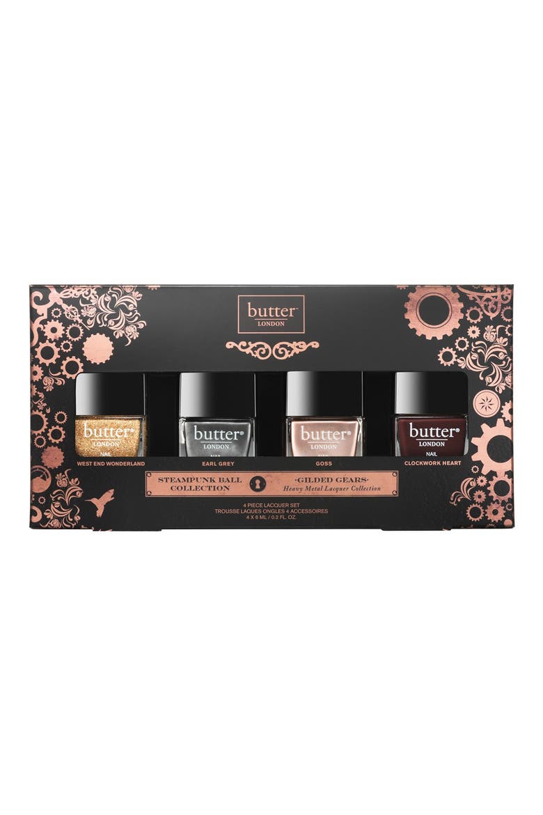 'Gilded Gears' Heavy Metal Nail Lacquer Collection (Limited Edition), Alternate, color, NO COLOR