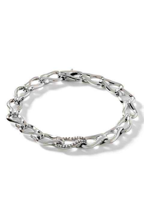 Surf Bracelet, Diamonds, 8.5mm