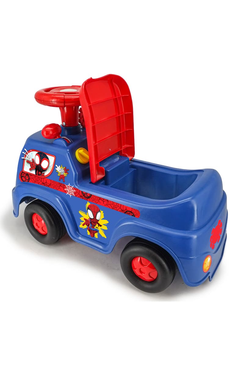 Kiddieland Spiderman My First Spidey Racer Lights & Sounds Rideon, Alternate, color, Multicolored