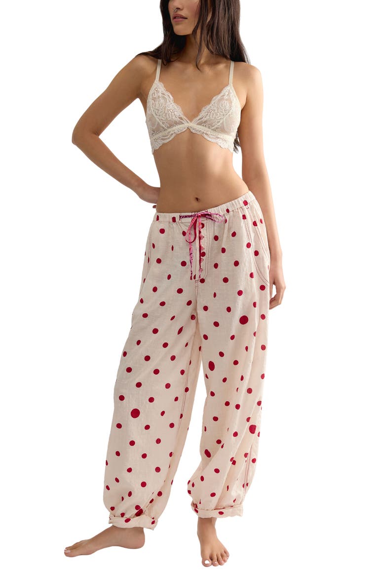 Intimately FP On Repeat Pajama Pants, Alternate, color, DOTS - IVORY COMBO