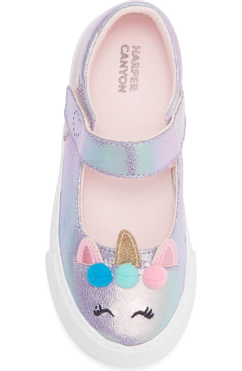 Harper Canyon Kids' Mystical Unicorn Mary Jane Flat, Alternate, color,