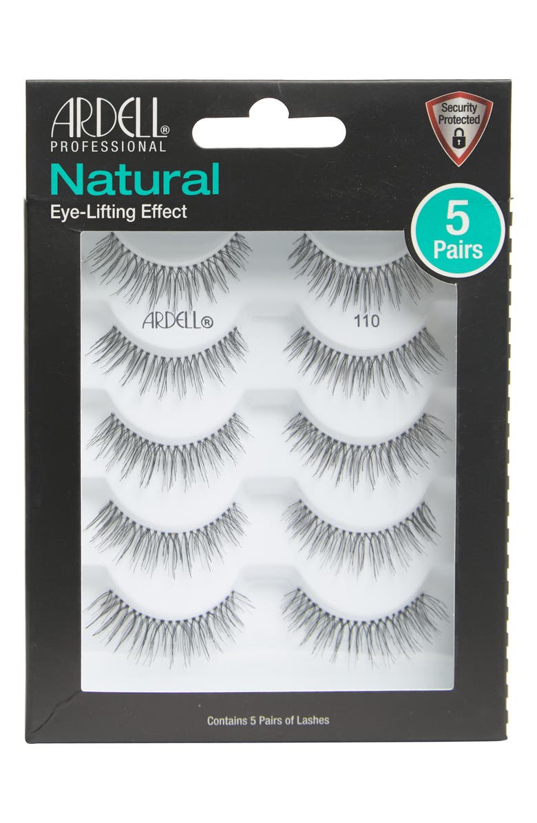 ARDELL Natural 110 Lashes - Pack of 5, Main, color, 