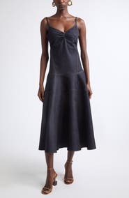 Jacquemus La Robe De-Nimes Pina Denim Midi Dress
