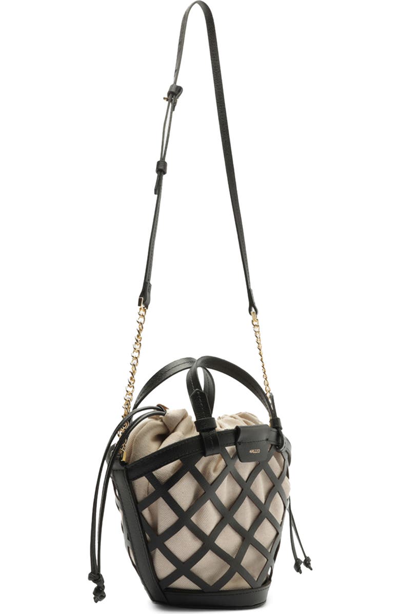 Arezzo Small Petra Leather Bucket Bag, Alternate, color,