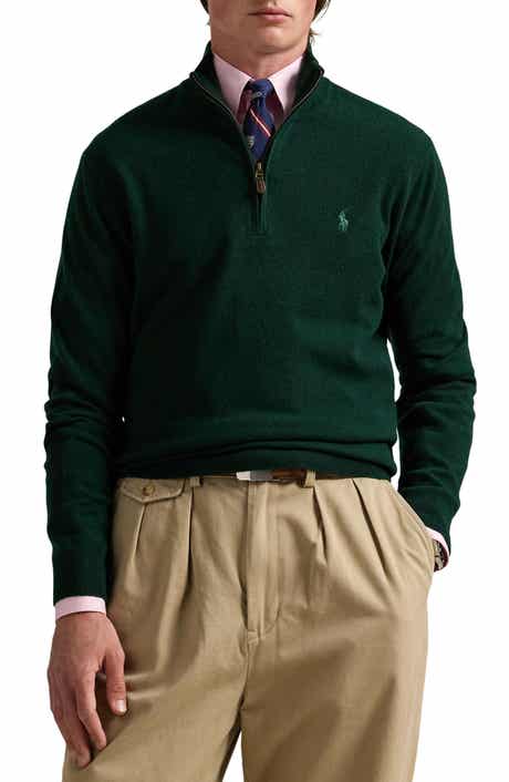 Polo Ralph Lauren Regular Fit Wool Quarter Zip Sweater