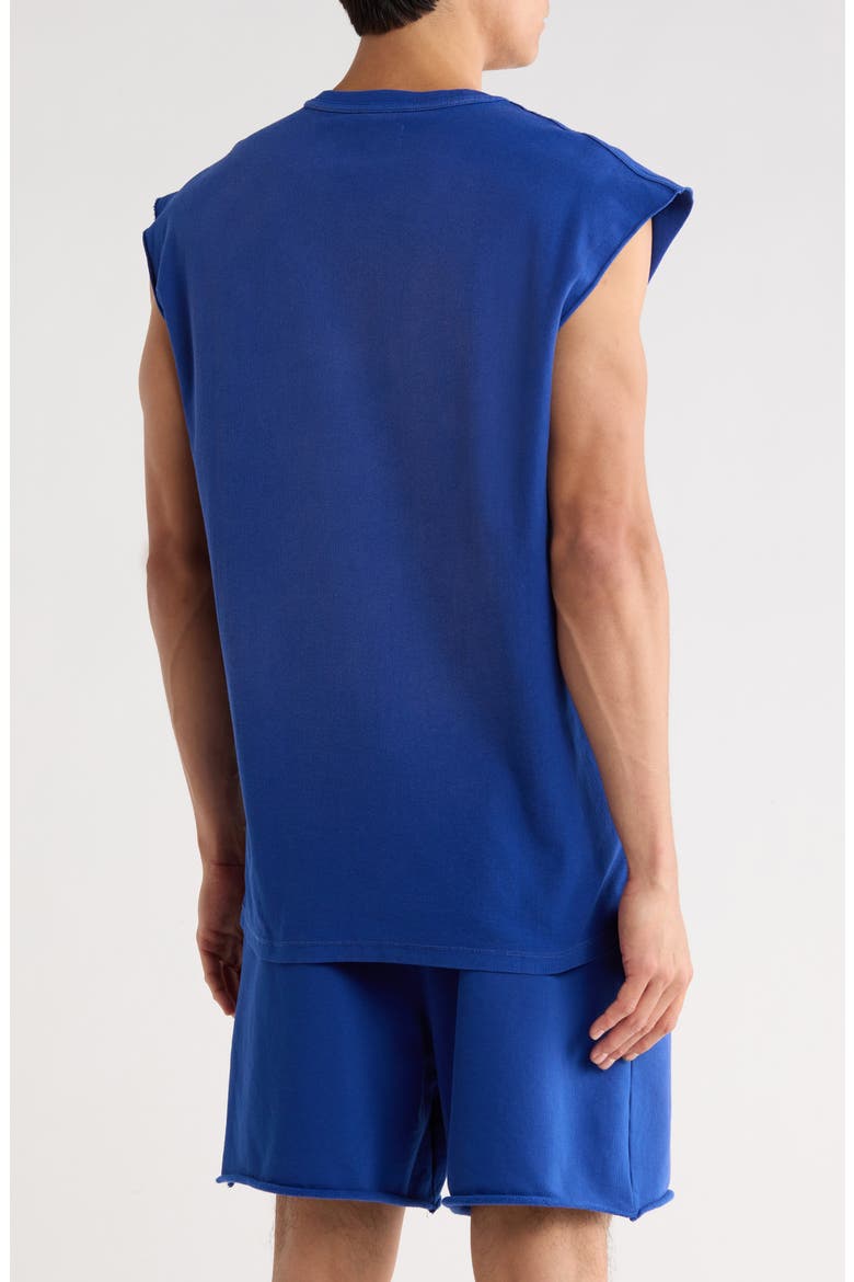 Logo Textured Graphic Tank, Alternate, color, BLUE