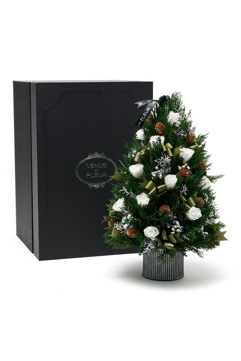 Céleste Tabletop Tree, Alternate, color, WHITE