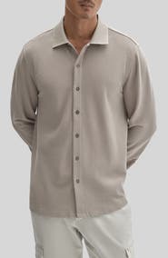Robert Barakett Sorrell Long Sleeve Knit Shirt