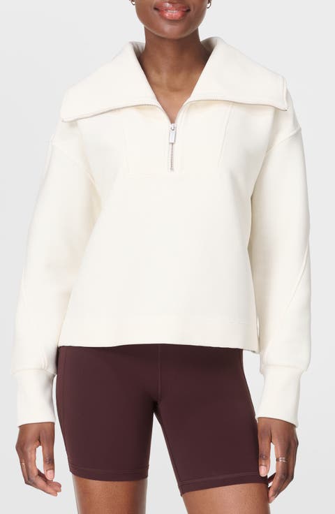 Peaceful Rib Half Zip Sweatshirt