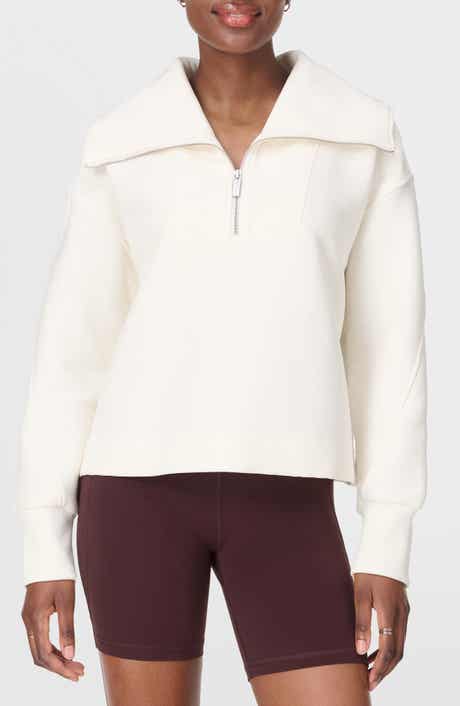 Sweaty Betty Peaceful Rib Half Zip Sweatshirt