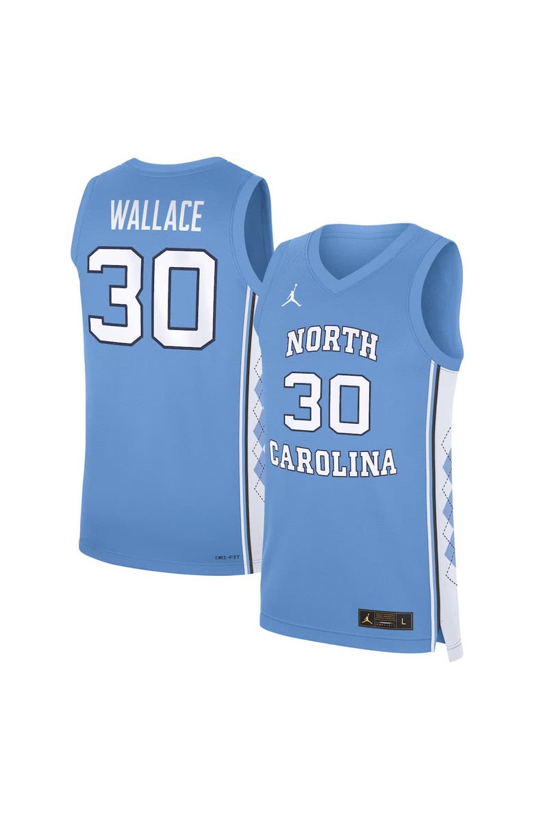 Jordan Brand Men's Jordan Brand Rasheed Wallace Carolina Blue North Carolina Tar Heels Road Replica Basketball Jersey, Main, color, Light Blue