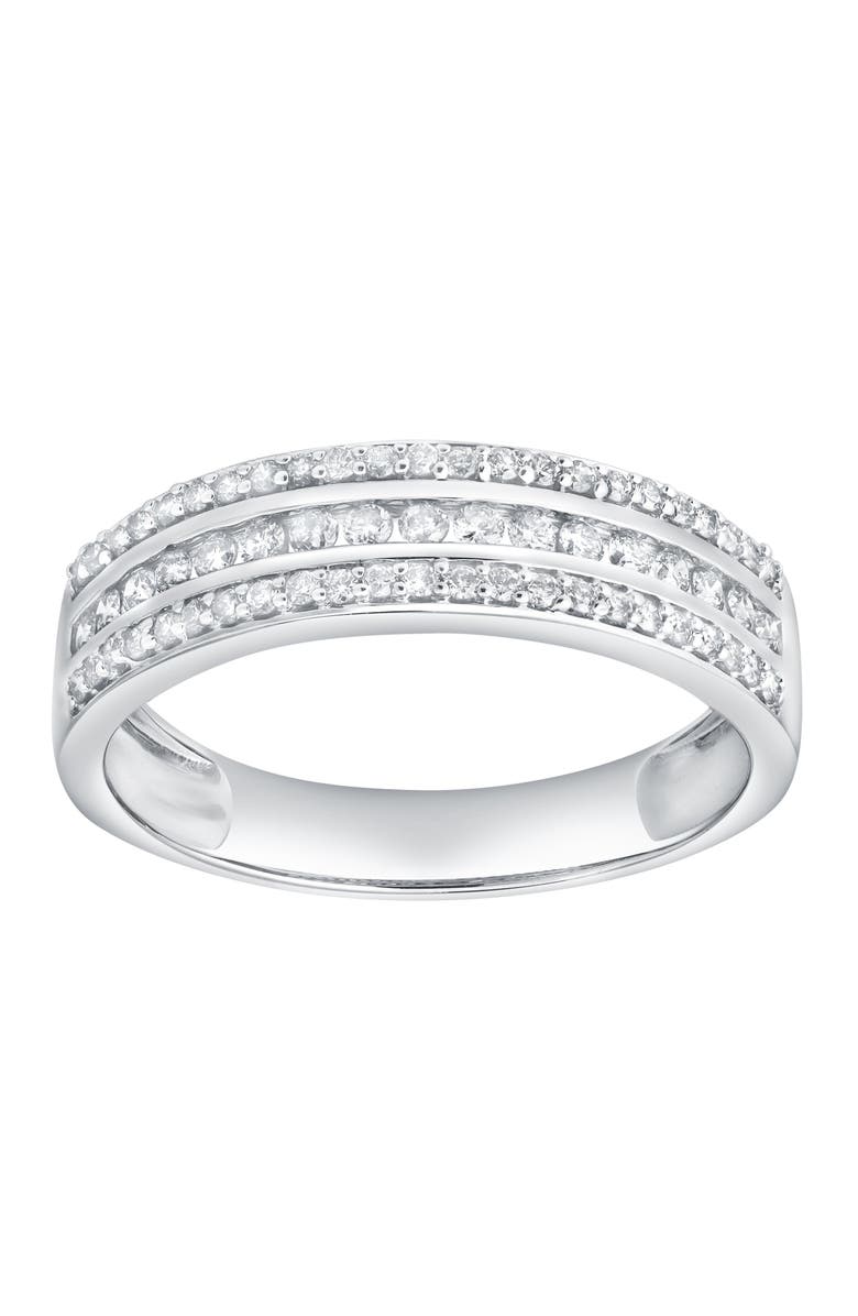 LuvMyJewelry Isolyn Grace 0.50 Cts Natural Diamond 14K Gold Ring, Main, color, 14K White Gold