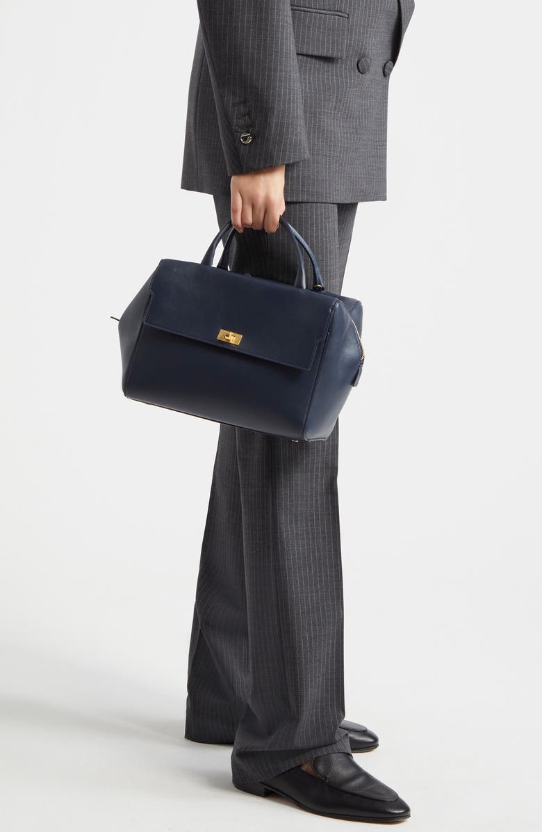 Anya Hindmarch Seaton Leather Handbag, Alternate, color,