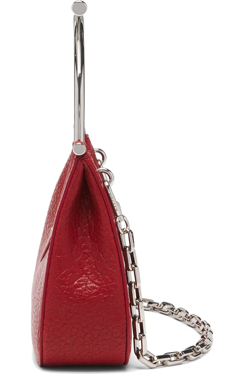 McQueen Mini T-Bar Crossbar Leather Handbag, Alternate, color,