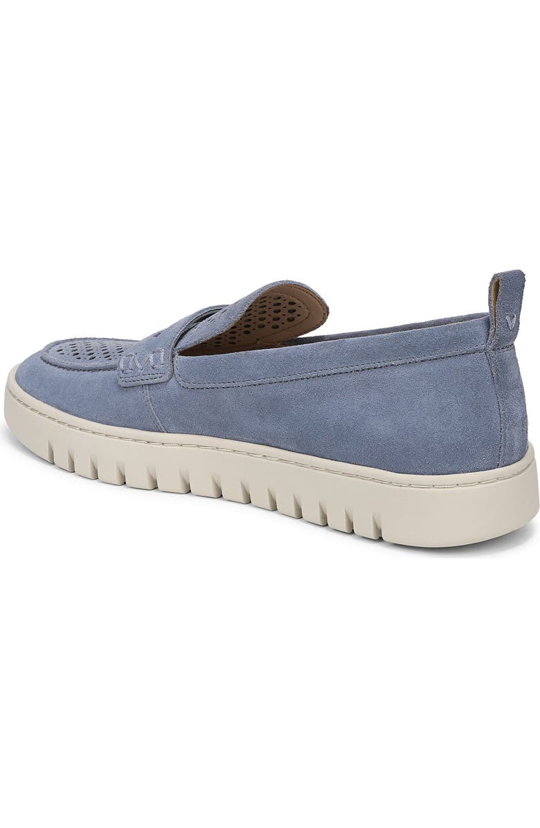 Vionic Uptown Perf Penny Loafer, Alternate, color, Pacific Blue