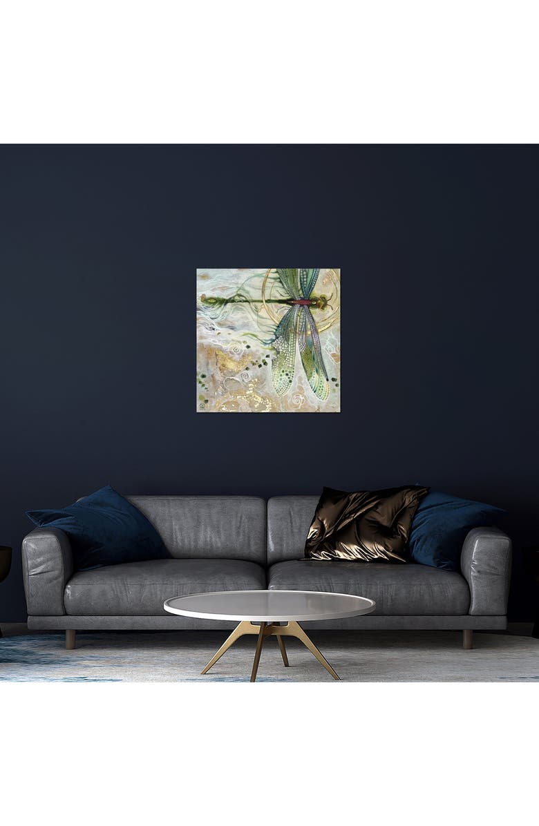 iCanvas 'Damsel Fly II' by Stephanie Law Canvas Artwork, Alternate, color, Multi