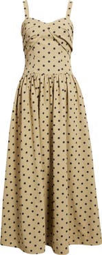 En Saison Hadley Dot Sleeveless Maxi Dress