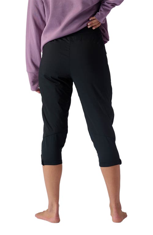 Backcountry Wolverine Cirque 3/4 Insulated Pant In Black