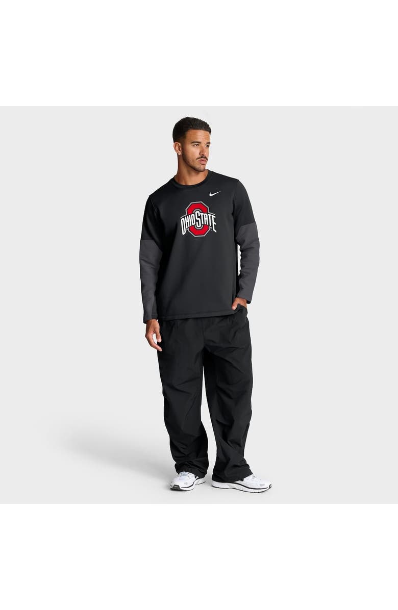 Nike Men's Nike Black Ohio State Buckeyes 2025 Sideline Coach Performance Long Sleeve T-Shirt, Alternate, color, Black