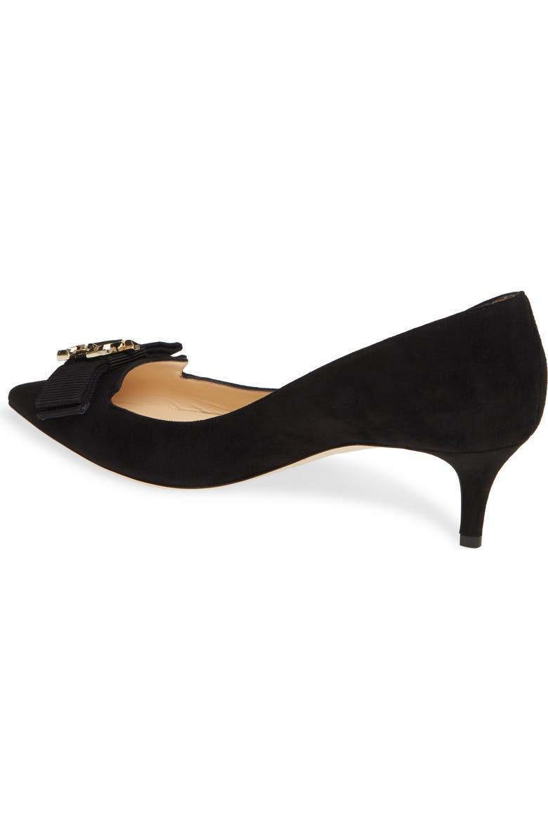 Jimmy Choo Ari Logo Buckle Pointed Toe Pump, Alternate, color,