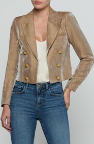 L'AGENCE Inez Cropped Blazer