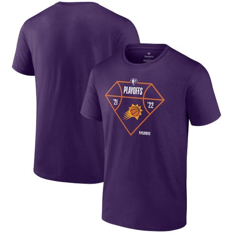 Men's Fanatics Branded Purple Phoenix Suns 2022 NBA Playoffs Diamond Tip Off T-Shirt