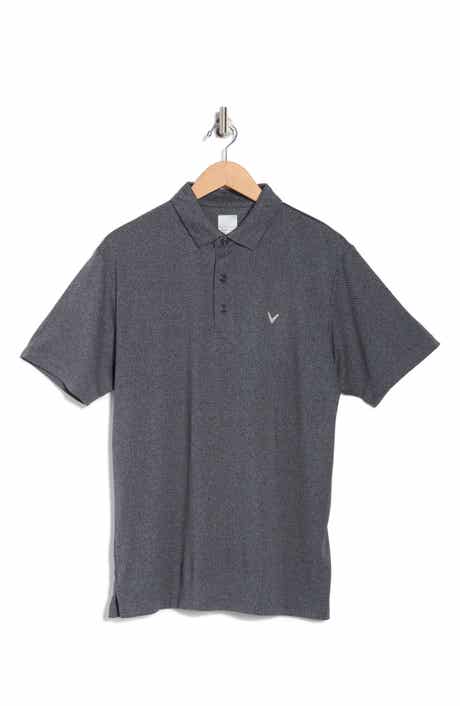 Callaway Ventilated Heathered Golf Polo