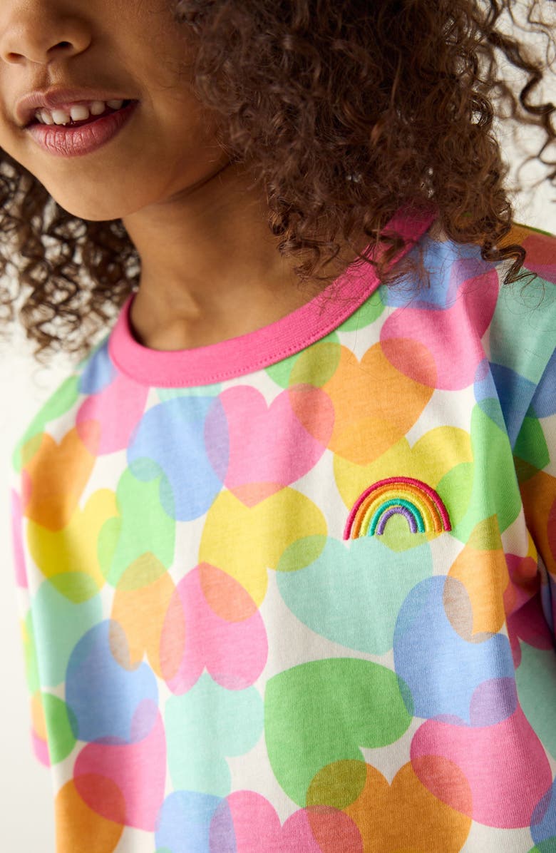 Little Bird Kids' 2-Pack Love Assorted Cotton Graphic T-Shirts, Alternate, color, 