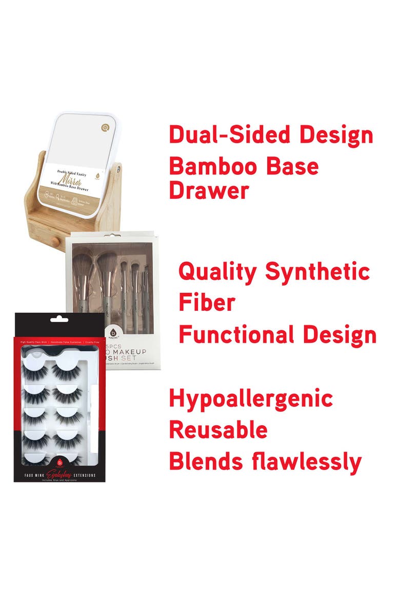Glamour Essentials Bundle 3 piece set, Alternate, color, Beige