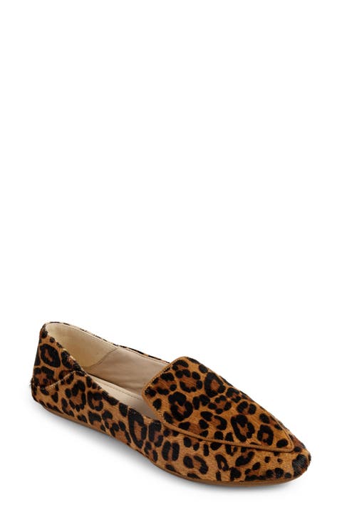 Vivina Croc Embossed Leather Loafer