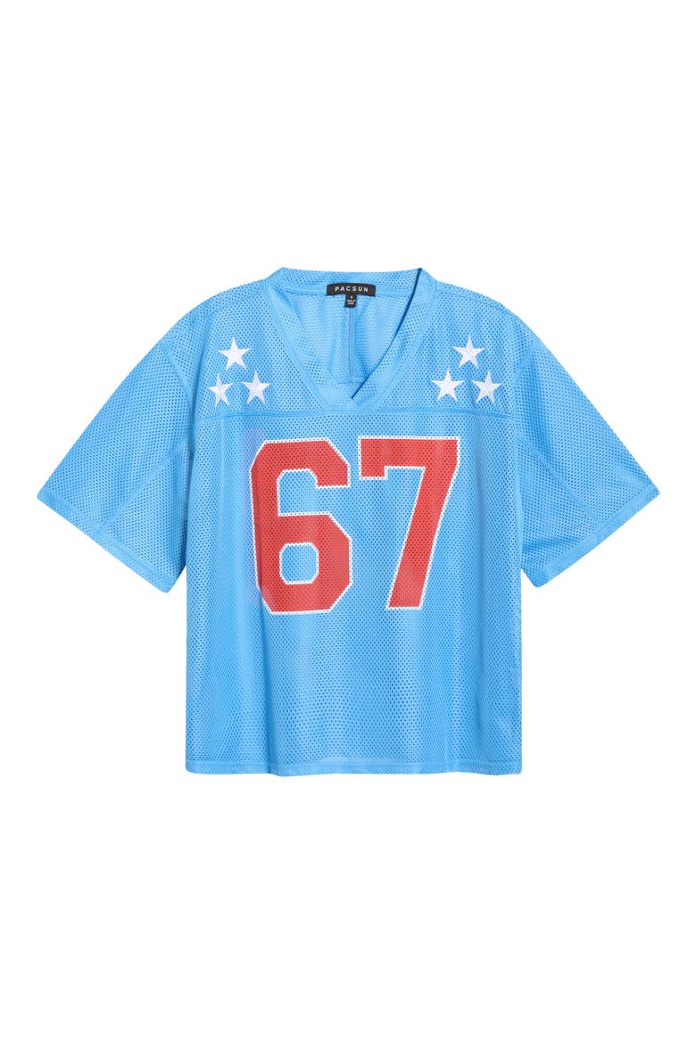 67 Star Graphic Mesh Jersey, Alternate, color, BLUE