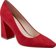 Marc Fisher LTD Yalina Pointed Toe Block Heel Pump