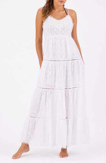 Lace Cover Up Maxi Dress