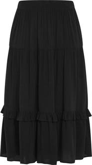 City Chic Avianna Tiered Maxi Skirt