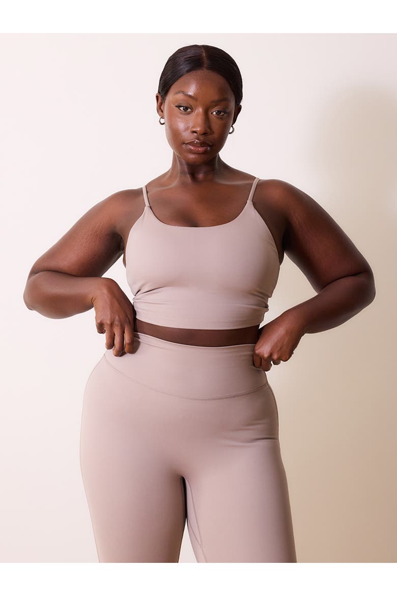 24/7 Revitalise Fitted Sports Bra, Main, color, Clay