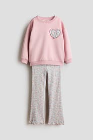 H&M 2-piece Sweatshirt And Leggings Set