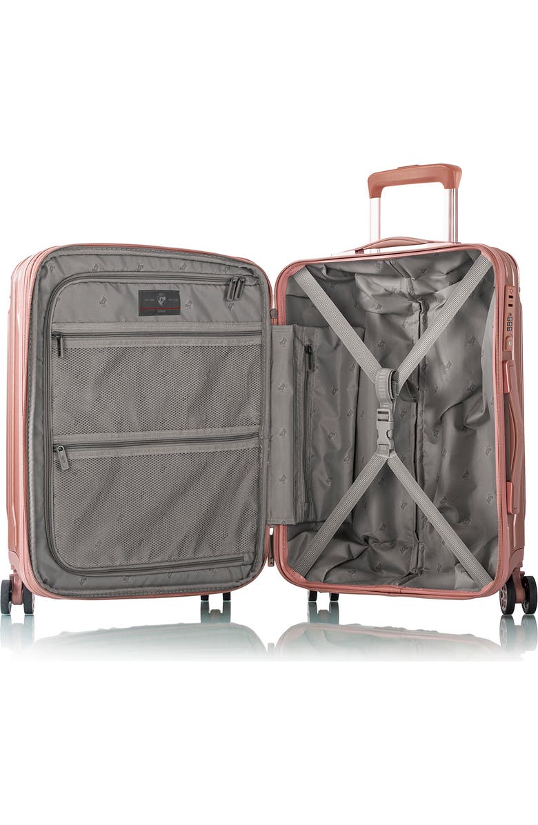 Heys Xtrak 21.5 Inch Carry-On Luggage, Alternate, color, Rose Gold