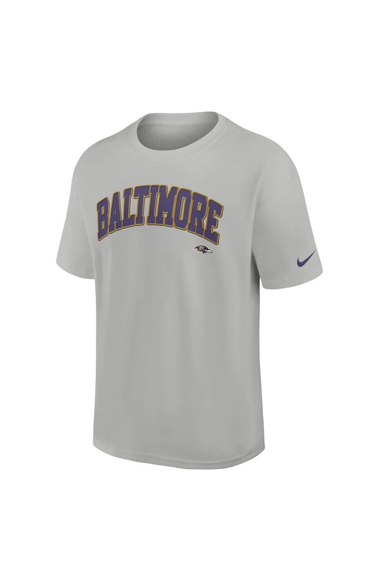 Nike Men's Nike Gray Baltimore Ravens Rewind Statement Max90 T-Shirt, Alternate, color, 