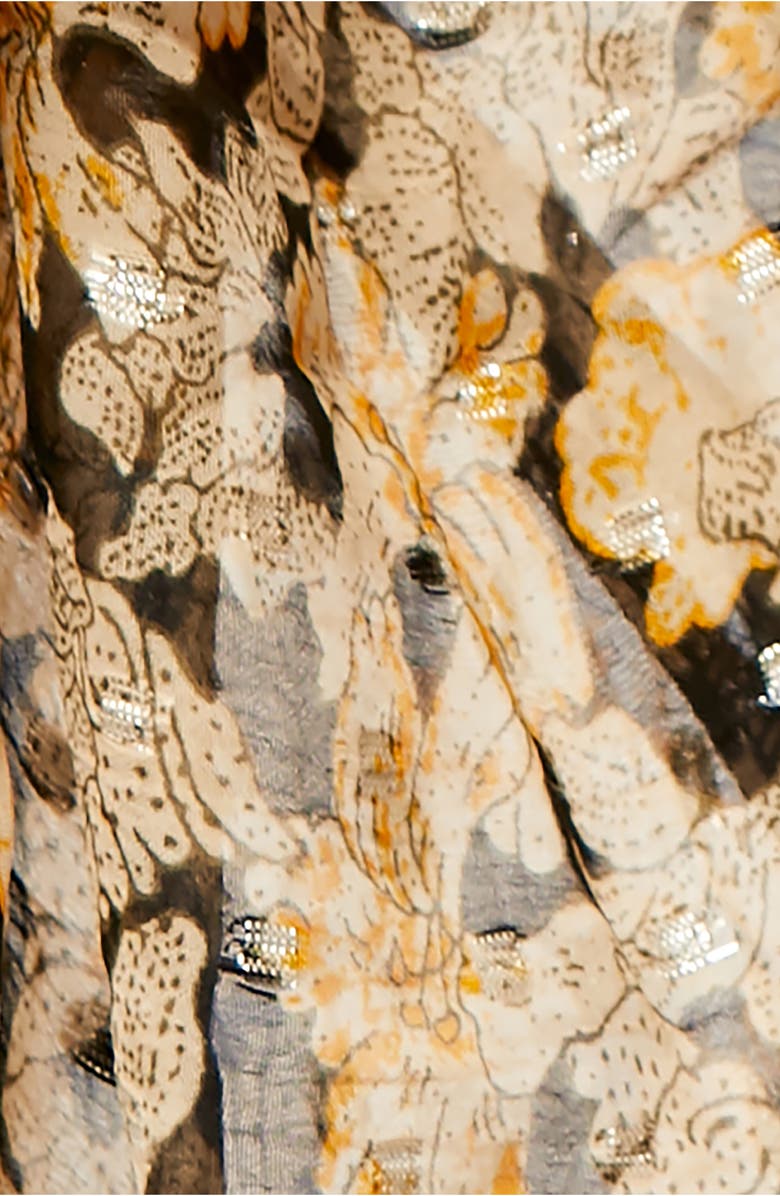 Free People Swinging Long Sleeve Tunic Dress, Alternate, color, 